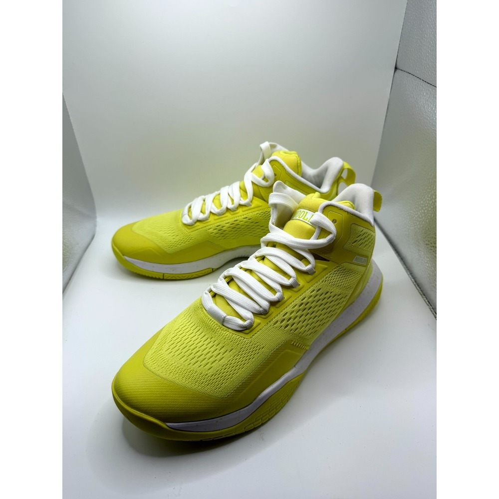 Moolah Kicks Neovolt Pro Mid 213006004‎ Womens 9 Sneaker Yellow Basketball Shoes